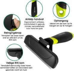 Mister Mill Trimhark - Hondenkam Kattenkam - Dierenkam 6,6 CM -Honden Huis Winkel 1200x1143 8