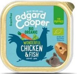 17x Edgard & Cooper Kuipje Vers Vlees Puppy Hondenvoer Bio Kip - Vis 100 Gr -Honden Huis Winkel 1200x1145 8