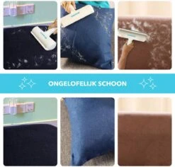 RX Goods Pluizen En Haren Verwijderaar Met Schoonmaakborstel - Kleding Borstel & Roller – Huisdier -Honden Huis Winkel 1200x1146