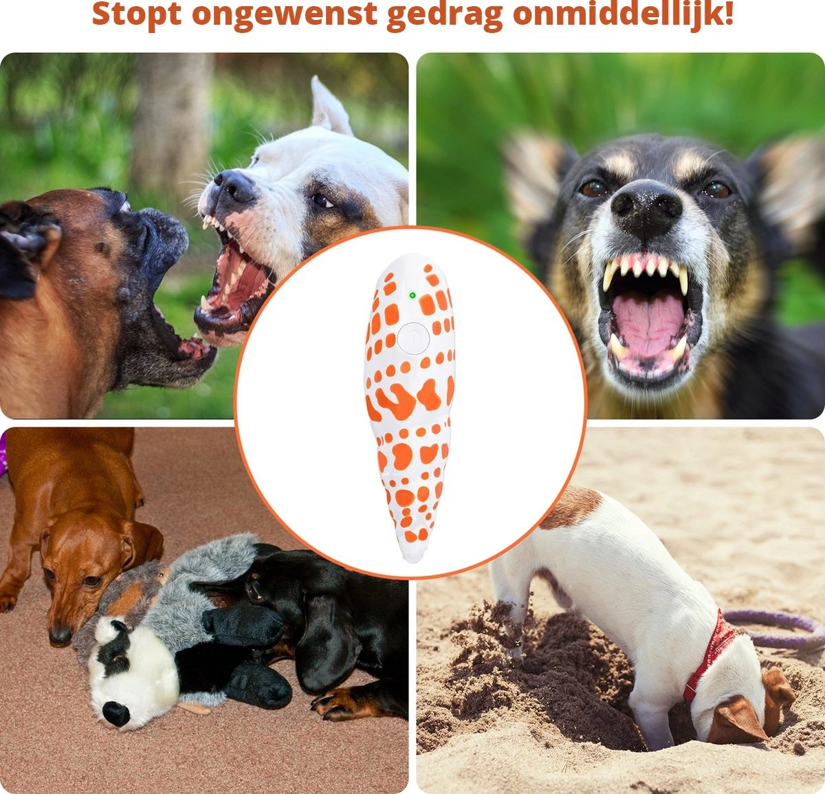 Merkloos LotaHome - Anti Blaf Apparaat - Hondentrainer Voor Binnen En Buiten - Bereik Tot 15 Meter - Diervriendelijk - Zonder Schok - Ultrasone - Voor Alle Honden - Inclusief Clicker 8 Merkloos LotaHome - Anti Blaf Apparaat - Hondentrainer Voor Binnen En Buiten - Bereik Tot 15 Meter - Diervriendelijk - Zonder Schok - Ultrasone - Voor Alle Honden - Inclusief Clicker - Afbeelding 8