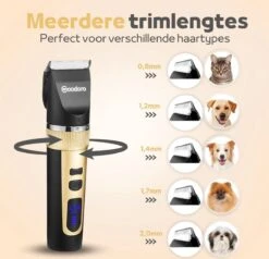 Woodoro Professionele 2-in-1 Hondentondeuse Voor Dikke Vacht – Draadloze Honden Tondeuse & Hondentrimmer – Stille Tondeuse Katten & Honden Trimset -Honden Huis Winkel 1200x1157 3