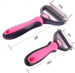 Hondenborstel - Dubbelzijdig Ontharing Tool - Herbruikbare Honden & Kattenvachtkam - Huisdier Grooming - 1 Stuk - Groen -Honden Huis Winkel 1200x1164 2