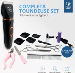 YE™ Professionele Dieren/honden Tondeuse Set Extra Krachtig - Honden Trimmer - Lang Of Kortharige Huisdieren Katten & Honden - Draadloos - Weinig Geluid -Honden Huis Winkel 1200x1165 4