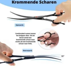 Petsify - Professionele 8-delige Huisdier Knipset - Effileerschaar Hond - Kam Hond - Schaar Hond - Katten Kam - Hondenschaar - Trimschaar Voor Honden - Kapperset - Zwart -Honden Huis Winkel 1200x1166 3