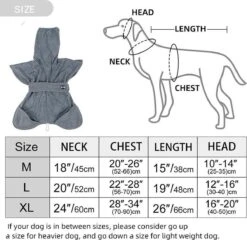 Super Absorberende Honden Badjas Grijs Maat L 13 Super Absorberende Honden Badjas Grijs Maat L -Honden Huis Winkel 1200x1166 4