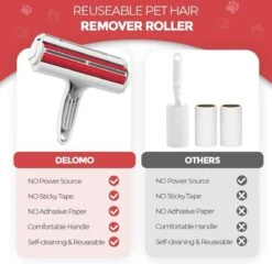 Merkloos Hoogwaardige Huisdierhaar Verwijderaar - Hondenhaar - Pluizenborstel - Ontharingsborstel -Honden Huis Winkel 1200x1168