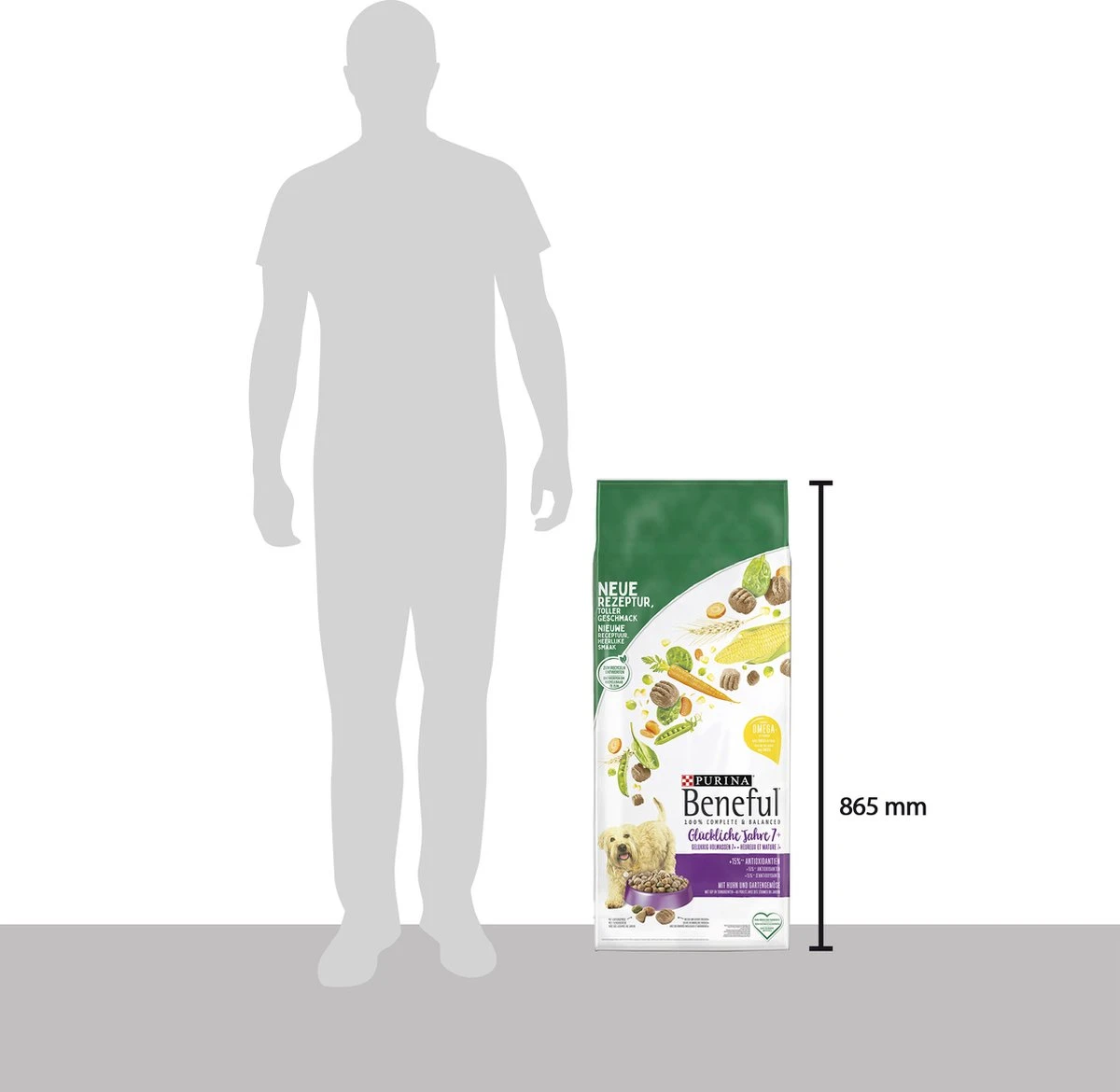 Beneful Gelukkig Volwassen - Hondenvoer Senior 7+ Met Kip En Tuingroenten - 12kg 5 Beneful Gelukkig Volwassen - Hondenvoer Senior 7+ Met Kip En Tuingroenten - 12kg - Afbeelding 5