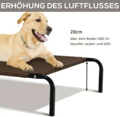 PawHut Hondenstretcher XL 110x68x19 Cm. Bruin / Grijs -Honden Huis Winkel 1200x1171 4