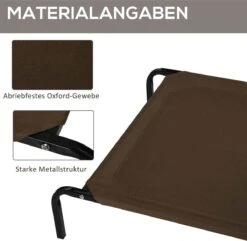 PawHut Hondenstretcher XL 110x68x19 Cm. Bruin / Grijs -Honden Huis Winkel 1200x1171 5