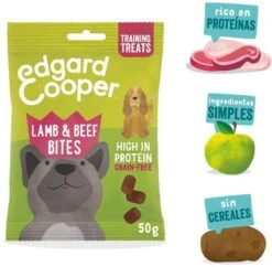 Merkloos Edgard & Cooper Lam & Rund Bites - Voor Honden - Hondensnack - 50g -Honden Huis Winkel 1200x1176 6