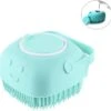 Merkloos Siliconenborstel - Massage Borstel - Silicone Massage Brush - Shampoo Borstel – Lichaamsverzorging - Scrubborstel - Badborstel - Huisdieren - Hond/Kat
