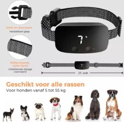 Amaeze Anti Blafband - Opvoedingshalsband Zonder Schok En Diervriendelijk – Blafband Voor Honden – Opvoedingshalsbanden - Voor Kleine En Grote Honden - Antiblafband Zonder Schok Waterdicht - Oplaadbaar - Vibratie En Audio -Honden Huis Winkel 1200x1179 2