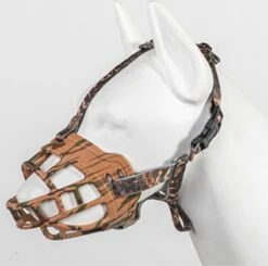 Sharon-B Muilkorf Hond - Camo Bruin - Maat M - Snuitomtrek 26 Tot 30 Cm - Voor Middelgrote Honden -Honden Huis Winkel 1200x1190 5