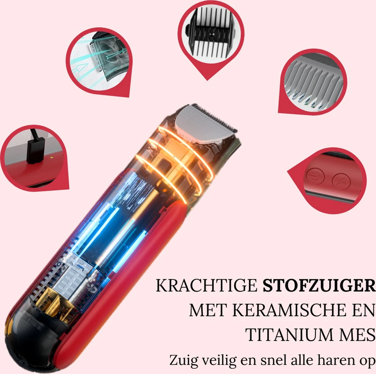 Pet Lovers - Hondentondeuse - Hondentondeuse - Automatische Inhalerende Haren - Dierentondeuse - Hondentrimmer - Hondentondeuse Dikke Vacht - Tondeuse Voor Honden - Hondentondeuse - Draadloos - 2 Opzetkammen - Honden En Katten Tondeuse 3 Pet Lovers - Hondentondeuse - Hondentondeuse - Automatische Inhalerende Haren - Dierentondeuse - Hondentrimmer - Hondentondeuse Dikke Vacht - Tondeuse Voor Honden - Hondentondeuse - Draadloos - 2 Opzetkammen - Honden En Katten Tondeuse - Afbeelding 3