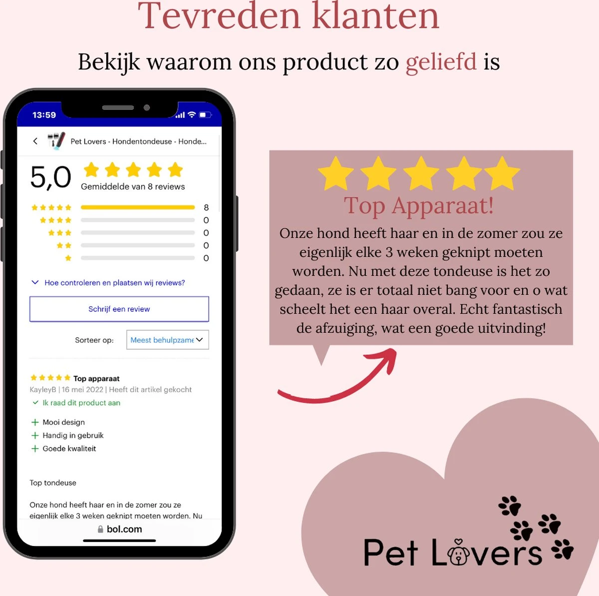 Pet Lovers - Hondentondeuse - Hondentondeuse - Automatische Inhalerende Haren - Dierentondeuse - Hondentrimmer - Hondentondeuse Dikke Vacht - Tondeuse Voor Honden - Hondentondeuse - Draadloos - 2 Opzetkammen - Honden En Katten Tondeuse 7 Pet Lovers - Hondentondeuse - Hondentondeuse - Automatische Inhalerende Haren - Dierentondeuse - Hondentrimmer - Hondentondeuse Dikke Vacht - Tondeuse Voor Honden - Hondentondeuse - Draadloos - 2 Opzetkammen - Honden En Katten Tondeuse - Afbeelding 7