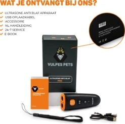 Vulpes Pets® Ultrasone Anti Blaf Apparaat – 3-in-1 Anti Blaf Apparaat Pro - Diervriendelijk & Zonder Schok - Alternatief Anti Blafband - Voor Kleine & Grote Honden - Audio - Flashlight - USB-Oplaadbaar 26 Vulpes Pets® Ultrasone Anti Blaf Apparaat – 3-in-1 Anti Blaf Apparaat Pro - Diervriendelijk & Zonder Schok - Alternatief Anti Blafband - Voor Kleine & Grote Honden - Audio - Flashlight - USB-Oplaadbaar -Honden Huis Winkel 1200x1195 10