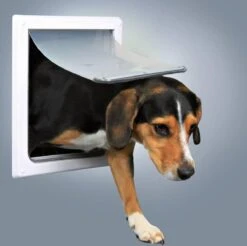 Trixie 2-Weg Hondenluik Wit - S-M 30 X 36 CM -Honden Huis Winkel 1200x1196 13