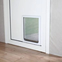 Trixie 2-Weg Hondenluik Wit - S-M 30 X 36 CM -Honden Huis Winkel 1200x1198 20