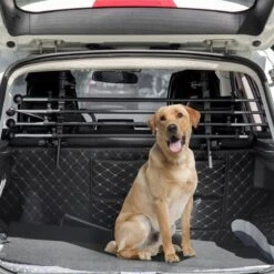 Hondenrek Auto - Hondenrek - Autorek Hond - Bagagerek - Verstelbaar - Staal - Zwart -Honden Huis Winkel 1200x1200 1110