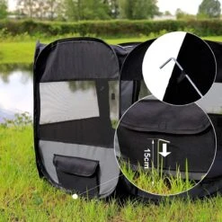 Meisterpet - XXL Opvouwbare Puppyren - 130 X 130 X 60 Cm - Met Gratis Dieren Verzorging Set T.w.v. €19.99 -Honden Huis Winkel 1200x1200 1113