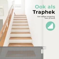 Château Animaux® - Tot 180cm Breed Traphekje Oprolbaar Hond - Stijlvolle Oplossing - Dieren Hek - Honden Hek 14 Château Animaux® - Tot 180cm Breed Traphekje Oprolbaar Hond - Stijlvolle Oplossing - Dieren Hek - Honden Hek -Honden Huis Winkel 1200x1200 1123