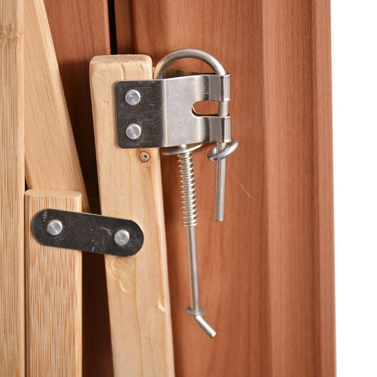 Houten Traphekje Harmonica | Traphekje Hond & Huisdieren | Extra Stevig | Inklapbaar | Met Klembevestiging | Deurhek Accordeon | Deurhekje | Hondenhek | Huisdier Hekje | Traphekje Houten 3 Houten Traphekje Harmonica | Traphekje Hond & Huisdieren | Extra Stevig | Inklapbaar | Met Klembevestiging | Deurhek Accordeon | Deurhekje | Hondenhek | Huisdier Hekje | Traphekje Houten - Afbeelding 3