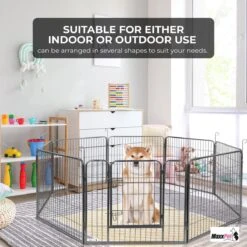 MaxxPet Puppyren - Hondenbench - Hondenren- Puppyren Met 8 Kennelpanelen - Staal -80 X 100 Cm Ø 210 Cm 13 MaxxPet Puppyren - Hondenbench - Hondenren- Puppyren Met 8 Kennelpanelen - Staal -80 X 100 Cm Ø 210 Cm -Honden Huis Winkel 1200x1200 1164