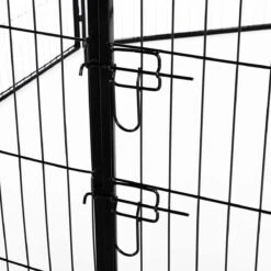 Merkloos Hondenren - Puppyren - Hondenkennel - 8 Kennelpanelen - Staal - 80 Cm Hoog - 640 Cm Omtrek - Uitbreidbaar 16 Merkloos Hondenren - Puppyren - Hondenkennel - 8 Kennelpanelen - Staal - 80 Cm Hoog - 640 Cm Omtrek - Uitbreidbaar -Honden Huis Winkel 1200x1200 1187