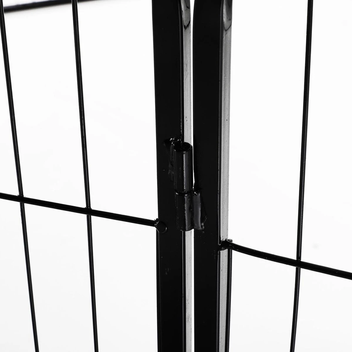 Merkloos Hondenren - Puppyren - Hondenkennel - 8 Kennelpanelen - Staal - 80 Cm Hoog - 640 Cm Omtrek - Uitbreidbaar 10 Merkloos Hondenren - Puppyren - Hondenkennel - 8 Kennelpanelen - Staal - 80 Cm Hoog - 640 Cm Omtrek - Uitbreidbaar - Afbeelding 10