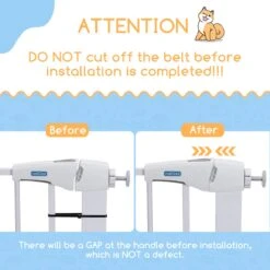 Nobleza 47B4V - Hondenhek - Metaal - H76 X L75-82 Cm - Wit -Honden Huis Winkel 1200x1200 1198