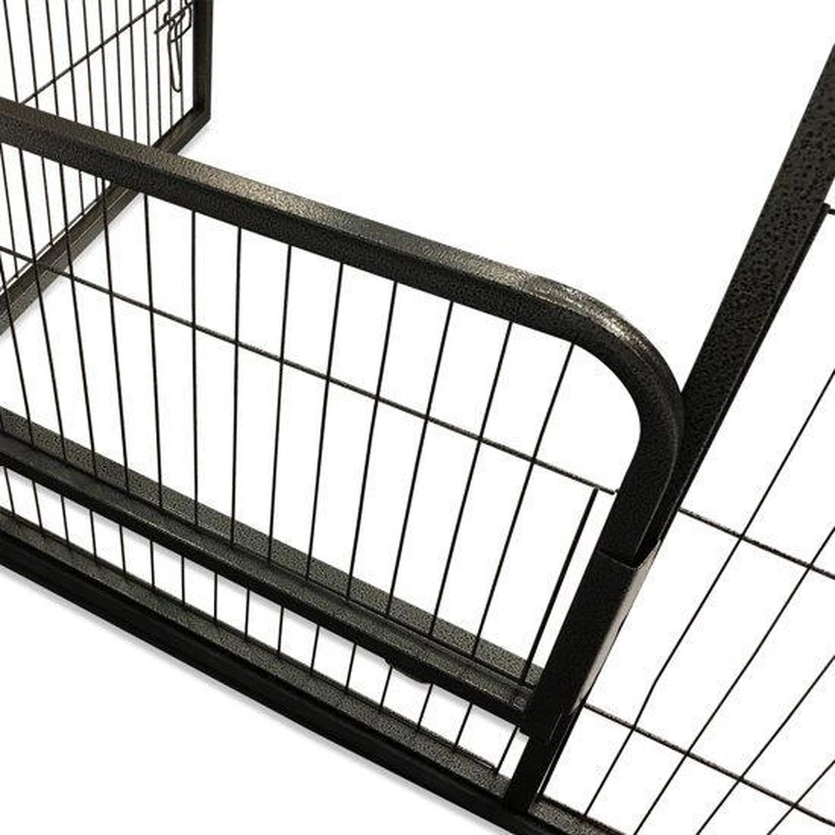 MaxxPet Puppyren - Hondenbench - Puppykennel - Hondenren - 125 X 78 X 80 Cm - Zwart 7 MaxxPet Puppyren - Hondenbench - Puppykennel - Hondenren - 125 X 78 X 80 Cm - Zwart - Afbeelding 7