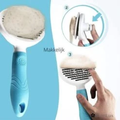 Merkloos Dierenborstel - Haarborstel Huisdieren - Borstel Voor Vacht Huisdier - Borstel Kat - Borstel Hond - Makkelijk Haar Verwijderen Met één Klik - Inclusief Speeltje - Kam Huisdier - Vachtverzorging - Massage -Honden Huis Winkel 1200x1200 121