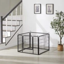 ACAZA Hondenren In 4 Panelen - Hondenkennel - Met Deur - 60 Cm Hoog - Zwart 13 ACAZA Hondenren In 4 Panelen - Hondenkennel - Met Deur - 60 Cm Hoog - Zwart -Honden Huis Winkel 1200x1200 1211