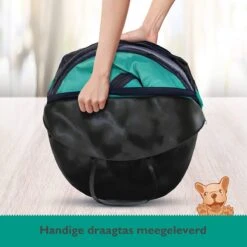Meisterpet - Opvouwbare Puppyren Rond - (Ø X H) 115 X 58 Cm - Met Gratis Dieren Verzorging Set -Honden Huis Winkel 1200x1200 1223