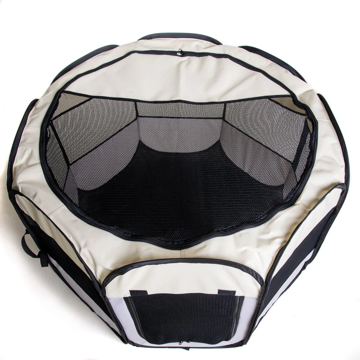 Dogs&Co Puppyren Opvouwbaar Grijs 90x90x60cm In Handige Draagtas 4 Dogs&Co Puppyren Opvouwbaar Grijs 90x90x60cm In Handige Draagtas - Afbeelding 4