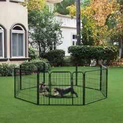 ACAZA Hondenren In 8 Panelen - Hondenkennel - Met Deur - 60 Cm Hoogte - Zwart 15 ACAZA Hondenren In 8 Panelen - Hondenkennel - Met Deur - 60 Cm Hoogte - Zwart -Honden Huis Winkel 1200x1200 1232