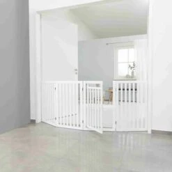 Trixie Hondenhek Met Deur Wit - 60-160 X 81 CM -Honden Huis Winkel 1200x1200 1238