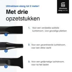 Vivid Green Waterblazer Met 3 Opzetstukken - Hondenfohn - Voor Honden - Met Geluiddemper - 2800W -Honden Huis Winkel 1200x1200 15