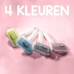 Lubadoo® - Kattenborstel - Hondenborstel - Kattenkam - Kattenhaar - Hondenhaar - Huisdierhaar Verwijderaar - Haarverwijderaar Voor Huisdieren - Langharig - Kortharig - Roze -Honden Huis Winkel 1200x1200 160