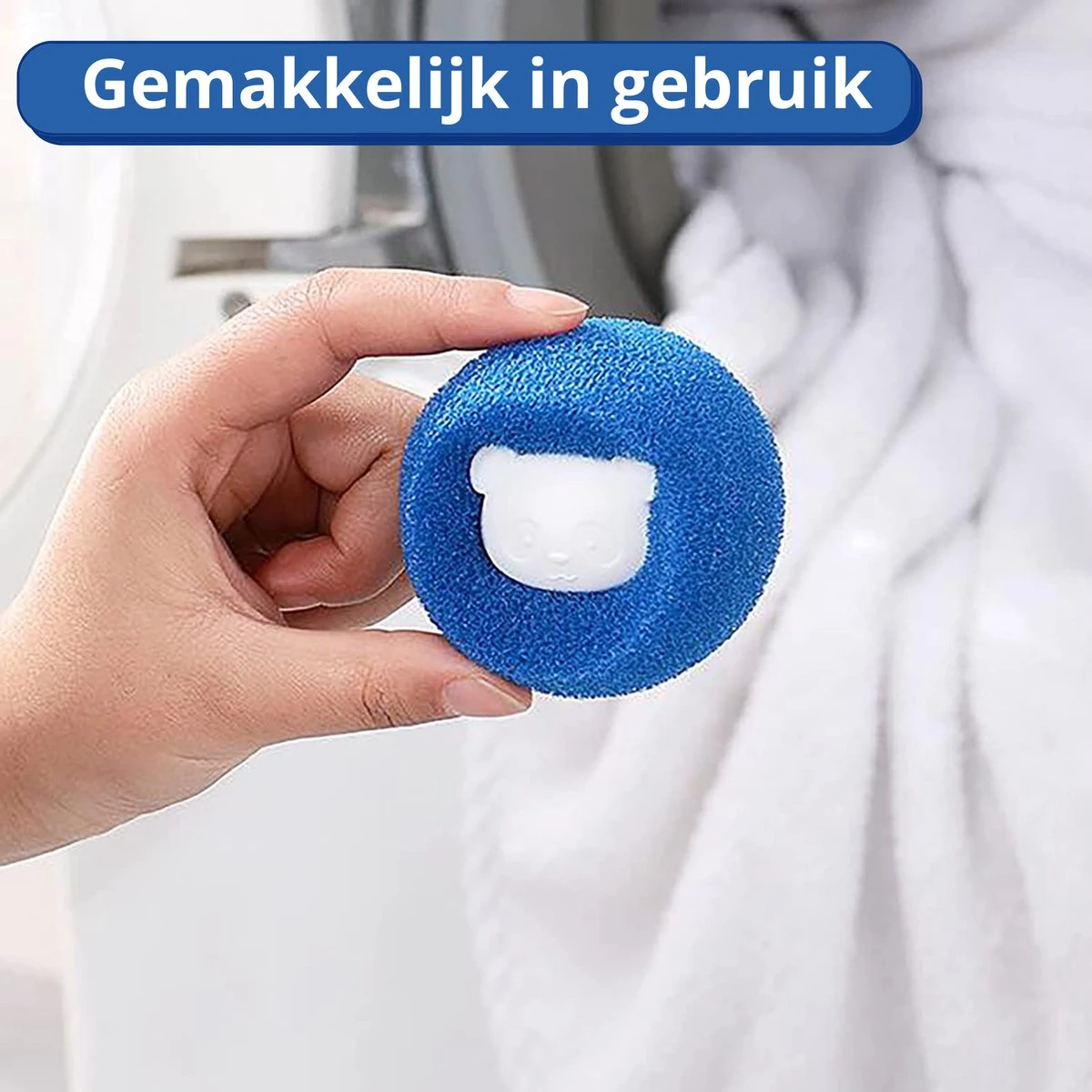 Merkloos Wasdrogerbollen - Haarverwijderaar Huisdieren - Haarvanger Wasmachine - Wasbollen - Drogerbollen - 4 Keer 6 Merkloos Wasdrogerbollen - Haarverwijderaar Huisdieren - Haarvanger Wasmachine - Wasbollen - Drogerbollen - 4 Keer - Afbeelding 6