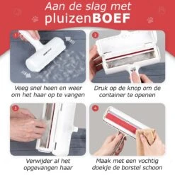 PluizenBOEF® Huisdierhaar Verwijderaar - Haarverwijderaar Voor Huisdieren - Hondenhaar - Kattenhaar - Pluizenborstel -Honden Huis Winkel 1200x1200 205