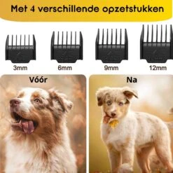 AVE Pets® Volledige Hondentondeuse Set Met Display - Draadloos Tondeuse - Scheerapparaat Voor Je Hond Of Kat - Huisdier Trimmer - Dierentondeuse - Dieren Verzorging -Honden Huis Winkel 1200x1200 218