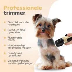 Woodoro Professionele 2-in-1 Hondentondeuse Voor Dikke Vacht – Draadloze Honden Tondeuse & Hondentrimmer – Stille Tondeuse Katten & Honden Trimset -Honden Huis Winkel 1200x1200 230