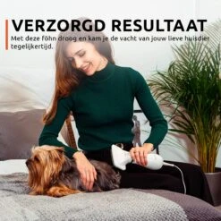 PetGoods 2-in-1 Hondenföhn – Föhn & Borstel - Honden & Katten - Low Noise -Honden Huis Winkel 1200x1200 235