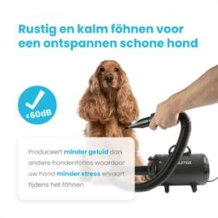 Qumax Professionele Hondenföhn Met 4 Opzetstukken – Waterblazer Voor Honden – Stil Design – Compact En Modern - Zwart -Honden Huis Winkel 1200x1200 256