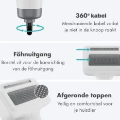 BURCH PetCare Ace - Waterblazer Voor Honden - Handzame Hondenföhn - RVS Borstel - 500W -Honden Huis Winkel 1200x1200 281