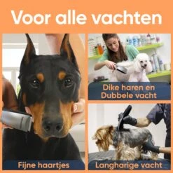 Happysnoots Hondentondeuse Draadloos Voor Dikke Vacht - Tondeuse Hond & Kat - Hondentrimmer - Professioneel Dieren Tondeuse -Honden Huis Winkel 1200x1200 329