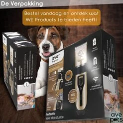 AVE Pets® Complete Hondentondeuse Set - Draadloos Tondeuse - Scheerapparaat Voor Je Hond Of Kat - Huisdier Trimmer - Professionele Dierentondeuse - Dieren Verzorging -Honden Huis Winkel 1200x1200 345