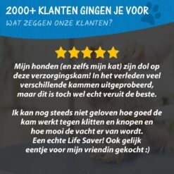 Woodoro 2-Zijdige Kattenkam Voor Ondervacht - Voorkomt Haaruitval - Verwijdert Klitten 15 Woodoro 2-Zijdige Kattenkam Voor Ondervacht - Voorkomt Haaruitval - Verwijdert Klitten -Honden Huis Winkel 1200x1200 440