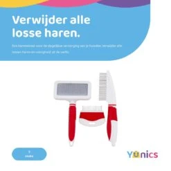 YUNICS® Hondenborstel Set - Hondenkam - Klittenkam – Slicker - Borstelset – Hondenhaar - Haarverzorging - Dierenverzorging - 3 Delig 6 YUNICS® Hondenborstel Set - Hondenkam - Klittenkam – Slicker - Borstelset – Hondenhaar - Haarverzorging - Dierenverzorging - 3 Delig -Honden Huis Winkel 1200x1200 444